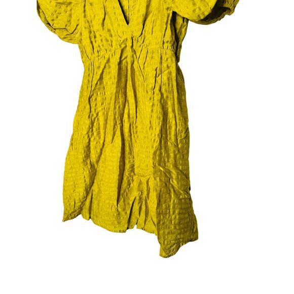 MADEWELL Olive Green A-Line Short Sleeve Kirkley Mini Dress Size 0 - Picture 5 of 9